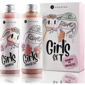 Amarina Girls Set - Shower gel and daily shampoo, 200+200ml