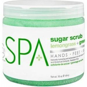 BCL SPA Lemongrass & Green Tea Sugar Scrub – Разглаживающий рисовый скраб, 432gr