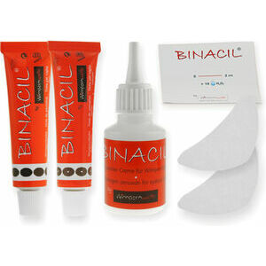 BINACIL small KIT with 2 colours Eyelash Tint - комплект для ресниц 2 цветов (черный, натуральный коричневый)