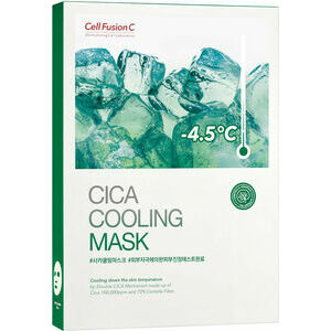 Cell Fusion C CICA Cooling MASK, sheet pack 1 pcc in box  - Nomierinoša un atjaunoša sejas maska, 1gb