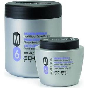 Echosline М6 маска против желтизны волос  (1000ml)