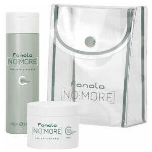 FANOLA No More ceļošanas komplekts-attīrošs šampūns 100ml + apstrāde matu veidošanas maska 50ml