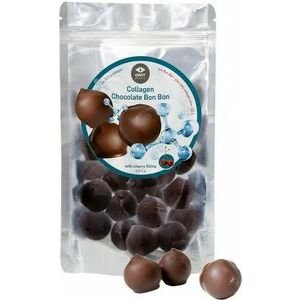 GMT COLLAGEN CHOCOLATE BON-BON WITH CHERRY FILLING Kolagēna šokolādes konfektes ar ķiršu pildījumu, 127,5gr
