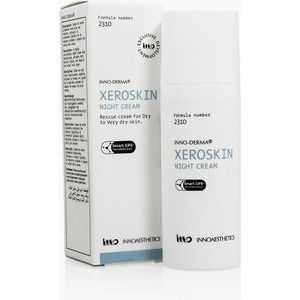 Inno-Derma Xeroskin Night Cream - Barojošs sejas krēms, kas atjauno hidrolipīdu mantiju, 50ml