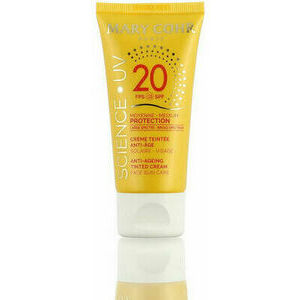 Mary Cohr Anti-Ageing Tinted Face Cream SPF20, 50ml - Pretgrumbu sejas saules aizsargkrēms ar toni SPF20