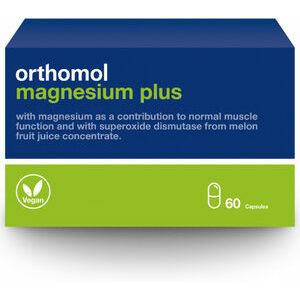Orthomol Magnesium Plus N60 - Magnesium with cantaloupe melon for extra benefits