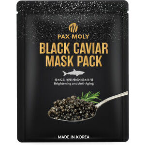 Pax Moly Black Caviar Mask Pack - Sejas maska ar kaviāra ekstraktu un jūras kolagēnu