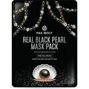 Pax Moly Real Black Pearl Mask Pack - Маска тканевая с экстрактом черной жемчужины
