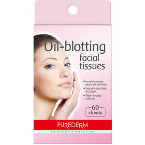 Purederm oil-blotting facial tissues, 60pcs
