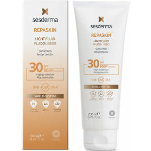 Sesderma REPASKIN Body Light fluid SPF30 - Солнцезащитный крем для тела с SPF30, 200ml