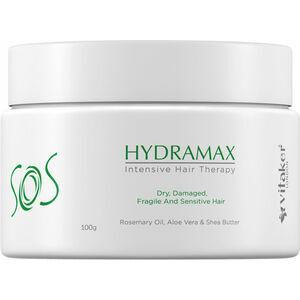Vitaker London SOS Hydramax Therapy - maska, aukstais botokss matiem, dziļa matu mitrināšana un borošana sausiem, bojātiem, treusliem lūstošiem matiem), 100 g