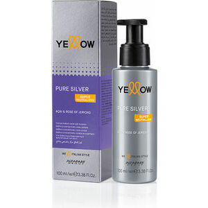 YELLOW PURE SILVER Concentrated violet ash booster for cool blonds and grey hair, 100ml