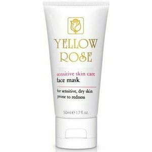 Yellow Rose SENSITIVE Skin Care Face Mask - Sejas maska jutīgai, sausai ādai ar tieksmi uz apsārtumu (50ml)