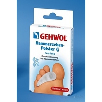 GEHWOL Hammerzehen-Polster G - Polimēra gēla kājas pirkstus balstošs polsteris labajai kājai N1