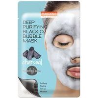 Purederm Deep Purifying Black O2 Bubble Mask Charcoal - Dziļi attīroša Melna O2 burbuļu maska sejai Ogle ()