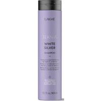 Lakme TEKNIA White Silver Shampoo - Tonējošs šampūns blondiem, šķipsnās krāsotiem un baltiem matiem (300ml/1000ml)