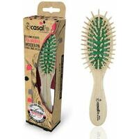 Casalfe BE Natural wood & wood pins Brush - Овальная щетка для волос дорожного размера