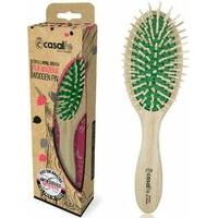 Casalfe BE Natural wood & wood pins brush - Щетка для волос средней овальной формы