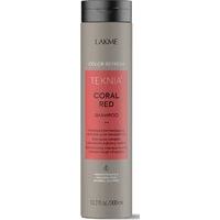 LAKME Teknia Coral Red Shampoo - Color refreshing shampoo for reddish and mahogany colored hair, 300ml