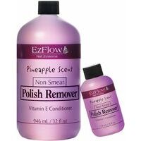 EzFlow Remover Polish Pinapple Non Smear – Saudzīgs nagu lakas noņēmējs ar ananāsu smaržu un vitamīnu E