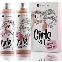 Amarina Girls Set - Гель для душа и ежедневный шампунь для девочек, 200+200ml