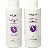 PROF. Vitaker London SENSE Keratin & Collagen matu taisnošanas un atjaunošanas komplekts, 100 ml + 100 ml