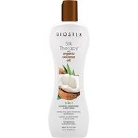 Biosilk Silk Therapy with Organic Coconut Oil 3 in 1 - šampūns, kondicionieris un dušas želeja (167ml / 355ml)