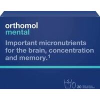 Orthomol Mental N30 - Būtiskas uzturvielas garīgo darbspēju atbalstam