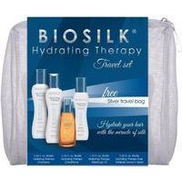 BioSilk Hydrating Therapy Travel Set - ceļojuma komplekts matu mitrināšanai (3x69ml & 1x52ml)