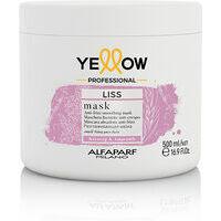 Yellow Liss Mask - nogludinoša maska ar anti-frizz efektu ideāli gludiem matiem, 500ml