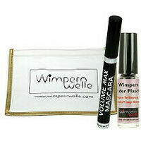 Skropstu pagarināšanas komplekts Wimpernwelle Lashes in a bottle KIT BASE -  Lashes in a bottle + VOLUME MAX MASCARA + Cosmetic bag