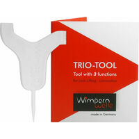 Wimpernwelle TRIO-TOOL - ar 3 funkcijām (skropstu nostiprināšana, mazā ķemme, uzgalis atdalīšanai)